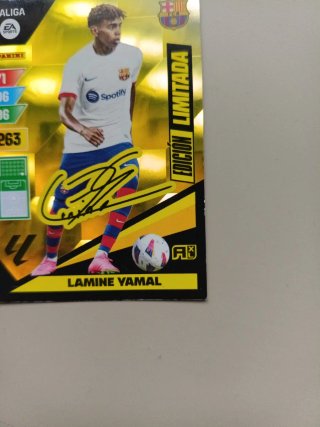 Carta Lamine Yamal Edición Limitada Firmada 22-23