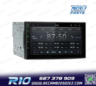 RADIO GPS ANDROID 8.1 7" OCTA-CORE 2DIN MULTIMEDIA PANTALLA