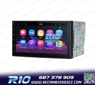 RADIO GPS ANDROID 8.1 7" OCTA-CORE 2DIN MULTIMEDIA PANTALLA