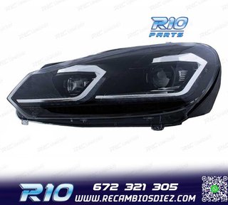 FAROS VOLKSWAGEN VW GOLF 6 08-13 LOOK SILVER GOLF 7 DINAMICO