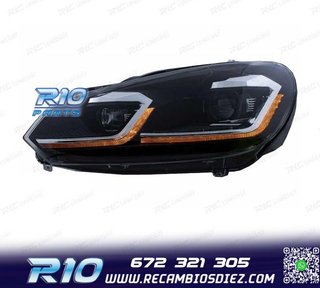 FAROS VOLKSWAGEN VW GOLF 6 08-13 LOOK SILVER GOLF 7 DINAMICO