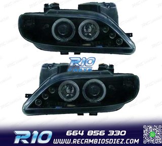 FAROS CITROEN XSARA 97-99 OJOS ANGEL FONDO NEGRO