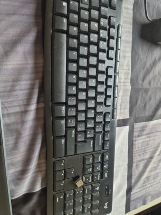 Teclado Logitech Inalámbrico Negro
