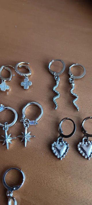 Lote de pendientes de bisutería