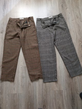 Pantalones de cuadros mujer