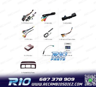 RADIO GPS ANDROID 10 PARA MERCEDES S W220 98-05