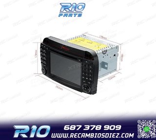 RADIO GPS ANDROID 10 PARA MERCEDES S W220 98-05