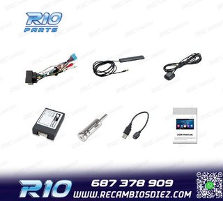 RADIO GPS ANDROID 12 PARA FORD FOCUS C-MAX FIESTA GALAXY KUG