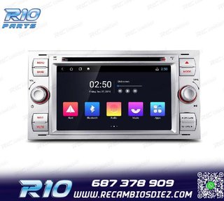 RADIO GPS ANDROID 12 PARA FORD FOCUS C-MAX FIESTA GALAXY KUG