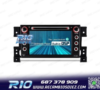RADIO GPS ANDROID 14 PARA SUZUKI GRAND VITARA 05-13
