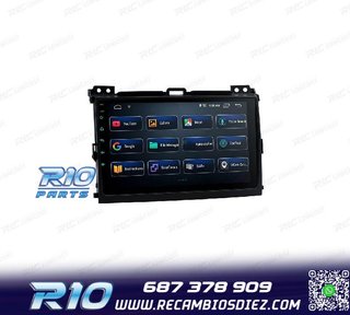 RADIO GPS ANDROID 12 PARA TOYOTA LAND CRUISER 02-09