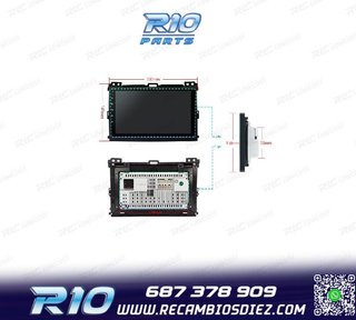 RADIO GPS ANDROID 12 PARA TOYOTA LAND CRUISER 02-09