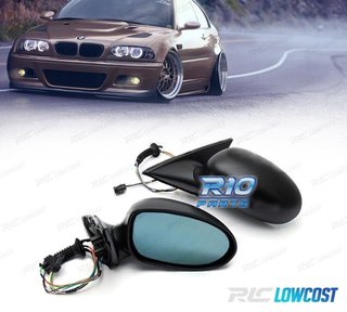 ESPEJOS RETROVISORES BMW E46 COUPE CABRIO ABATIBLES CALEFACT
