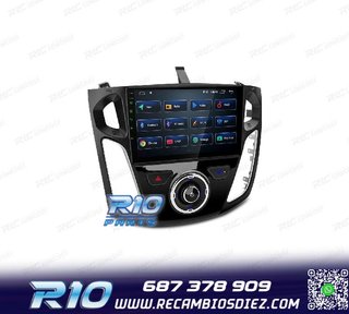 RADIO GPS ANDROID 13 PARA FORD FOCUS 12-17