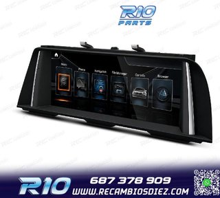 RADIO GPS ANDROID 12 BMW F10 F11 13- CON SISTEMA NBT