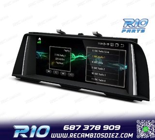 RADIO GPS ANDROID 12 BMW F10 F11 13- CON SISTEMA NBT