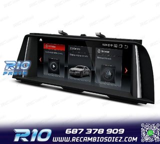 RADIO GPS ANDROID 12 BMW F10 F11 13- CON SISTEMA NBT