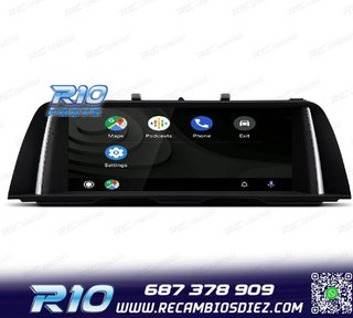 RADIO GPS ANDROID 12 BMW F10 F11 13- CON SISTEMA NBT
