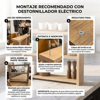 Estantería Cocina Sobremesa Blanca