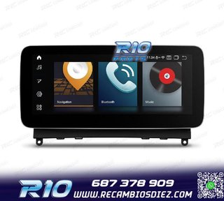 RADIO GPS ANDROID 12 PARA MERCEDES C W204 07-10