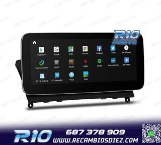 RADIO GPS ANDROID 12 PARA MERCEDES C W204 07-10