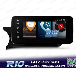 RADIO GPS ANDROID 12 PARA MERCEDES W204 11-14