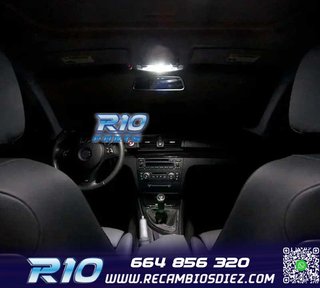 KIT 13 BOMBILLAS LED INTERIOR BMW 1 SERIE E81 E87 116I 118D