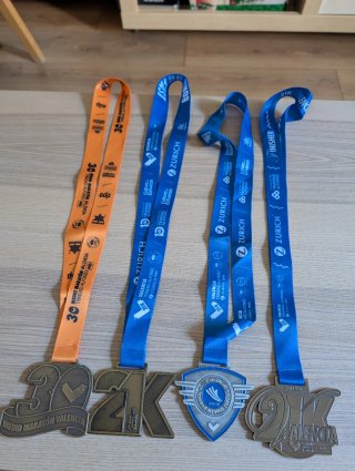 Medallas Medio Maratón Valencia 2021-2024
