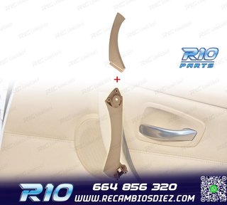 TIRADOR MANETA IZQ BMW E90 E91 PANEL PUERTA BEIGE