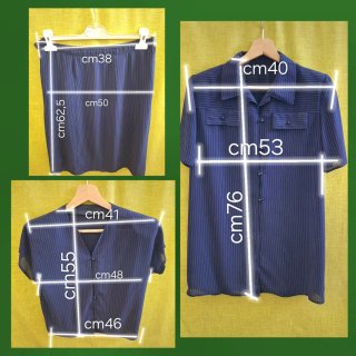 Completo donna 3 pezzi blu