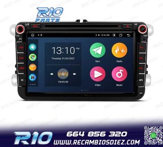 RADIO GPS ANDROID 14 PARA VOLKSWAGEN VW GOLF POLO PASSAT CAD