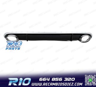 DIFUSOR AUDI A4 B8 07-11 LOOK RS4