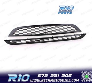 PARRILLA MINI COOPER S 01-06 NEGRO BRILLO