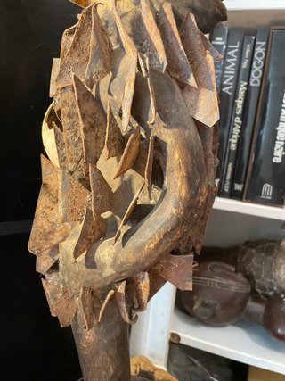 Figura Arte Africano Madera Tallada