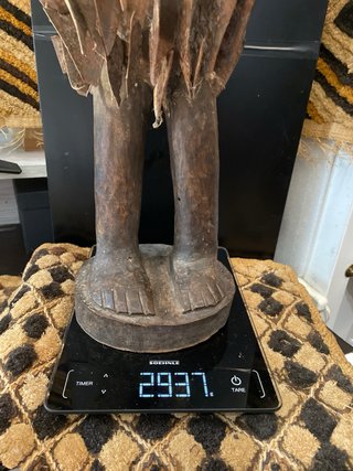 Figura Arte Africano Madera Tallada
