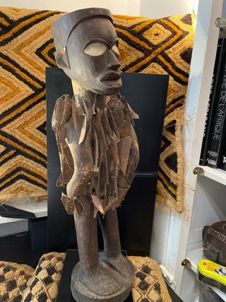 Figura Arte Africano Madera Tallada