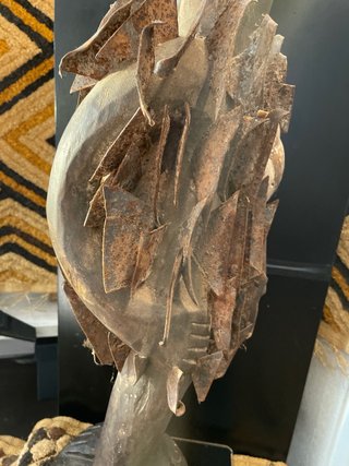 Figura Arte Africano Madera Tallada