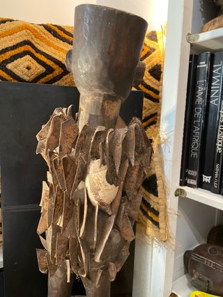 Figura Arte Africano Madera Tallada