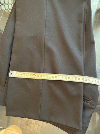 Completo 3 pezzi sartoriale nero taglia 46 / 48
