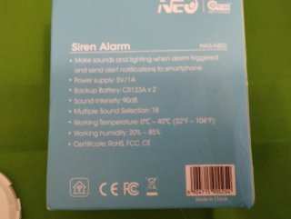 Sirena de alarma WiFi NEO USB