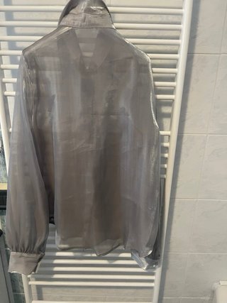 Camicia donna grigia trasparente scatola 40