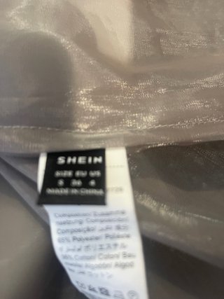 Camicia donna grigia trasparente scatola 40