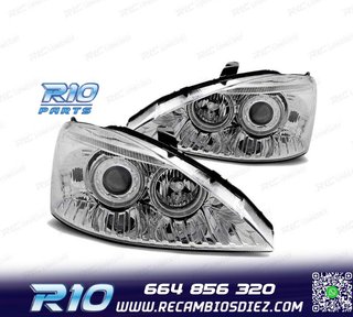FAROS OJOS ANGEL FORD FOCUS 01-04 OJOS ANGEL CROMADOS
