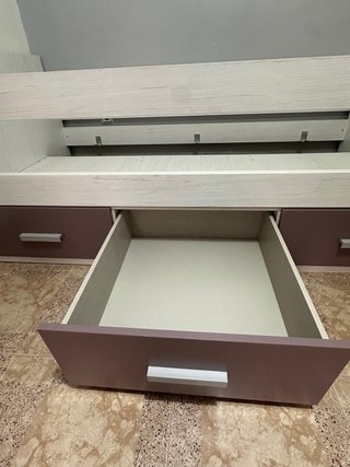 Cama nido madera y metal