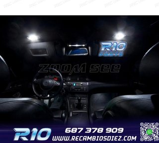 KIT 14 BOMBILLAS LED INTERIOR BMW SERIE 3 E46 SEDAN COUPE 32