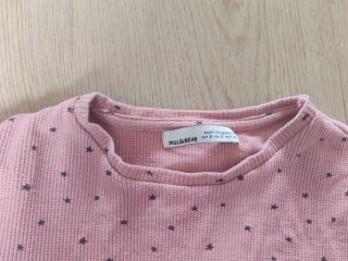 Camiseta rosa Pull&Bear estrellas verano