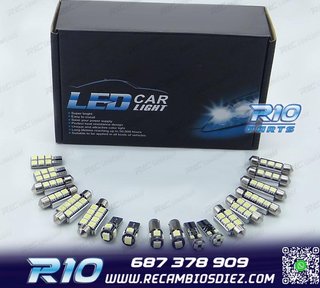 KIT 15 BOMBILLAS LED INTERIOR BMW E46 COUPE SEDAN 318I 325I