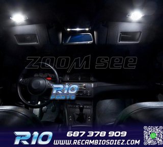 KIT 15 BOMBILLAS LED INTERIOR BMW E46 COUPE SEDAN 318I 325I