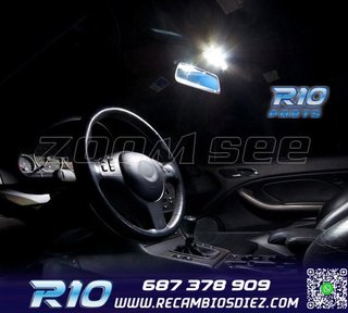 KIT 15 BOMBILLAS LED INTERIOR BMW E46 COUPE SEDAN 318I 325I
