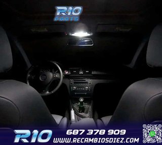 KIT 13 BOMBILLAS LED INTERIOR BMW 1 SERIE E81 E87 116I 118D
